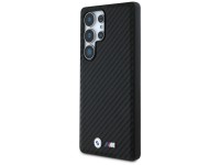 Capa MagSafe em couro e fibra de carbono da BMW para Samsung Galaxy S25 Ultra - Preta Capa MagSafe em couro e fibra de carbono da BMW para Samsung Galaxy S25 Ultra - Preta