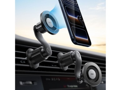 Soporte para rejilla de ventilaci�n de coche ESR OmniLock MagSafe - Negro