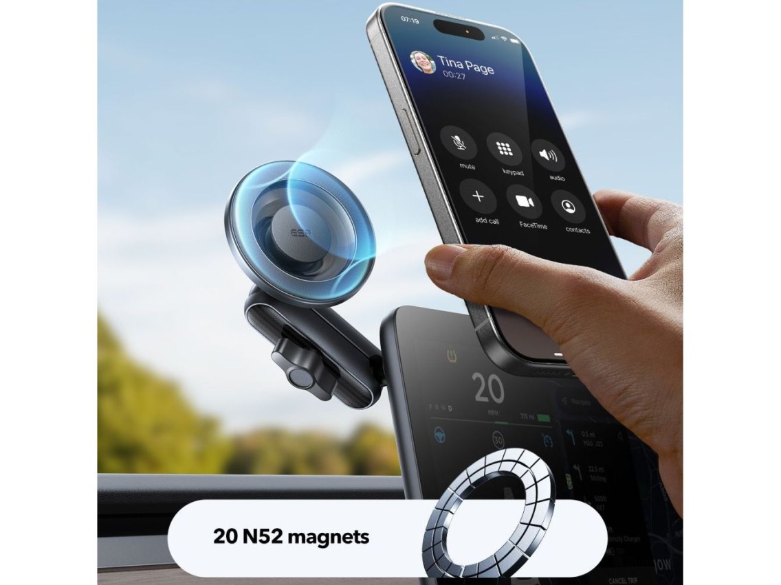 ESR OmniLock MagSafe Cockpit Car Mount - Black