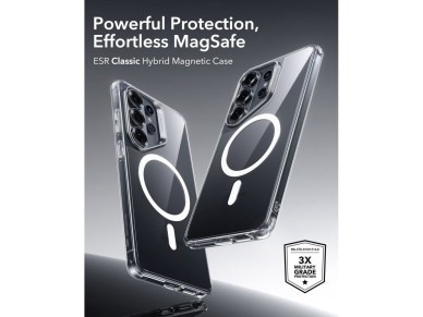 Funda ESR Classic Hybrid MagSafe para Samsung Galaxy S26 Ultra - Transparente Funda ESR Classic Hybrid MagSafe para Samsung Galaxy S26 Ultra - Transparente