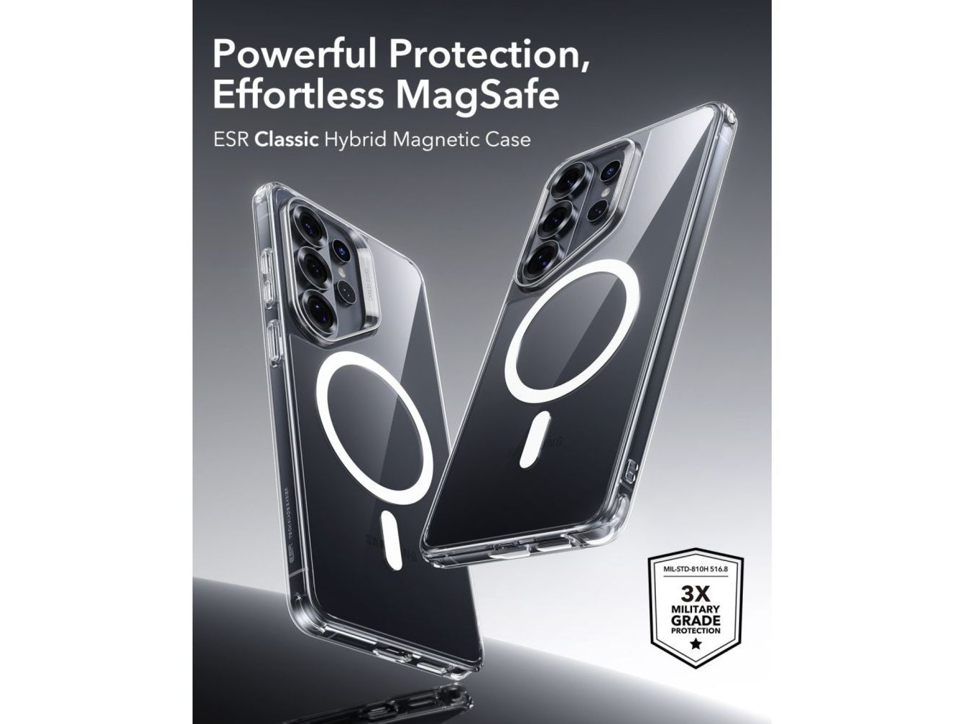 Capa ESR Classic Hybrid MagSafe para Samsung Galaxy S26 Ultra - Transparente