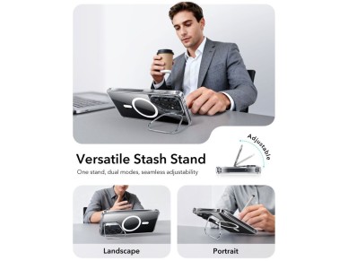ESR Classic Hybrid Kickstand MagSafe Case for Samsung Galaxy S26 Ultra - Clear ESR Classic Hybrid Kickstand MagSafe Case for Samsung Galaxy S26 Ultra - Clear