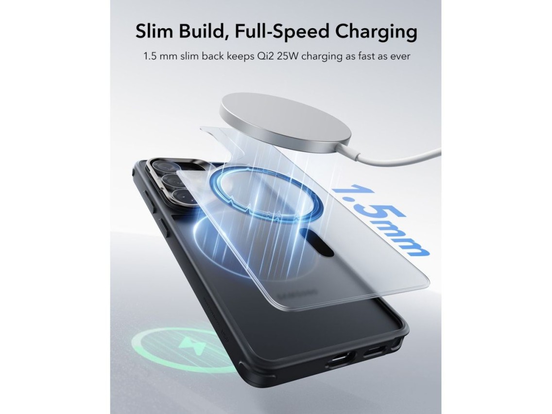 Capa ESR Classic Hybrid com suporte MagSafe para Samsung Galaxy S26 Ultra - Preta