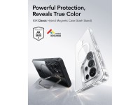 ESR Classic Hybrid Kickstand MagSafe Case for Samsung Galaxy S26 Ultra - Clear Black ESR Classic Hybrid Kickstand MagSafe Case for Samsung Galaxy S26 Ultra - Clear Black