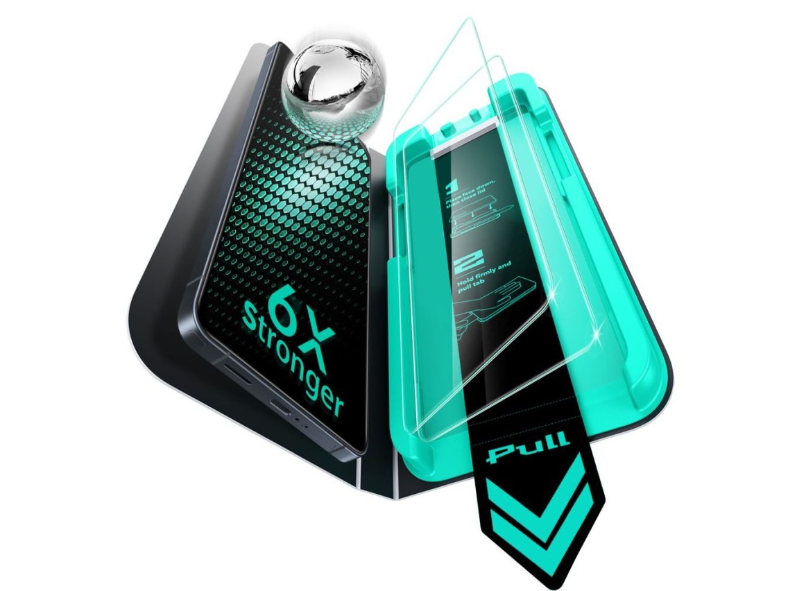 Protectores de pantalla de vidrio templado ESR UltraFit Armorite (paquete de 2) para Samsung Galaxy