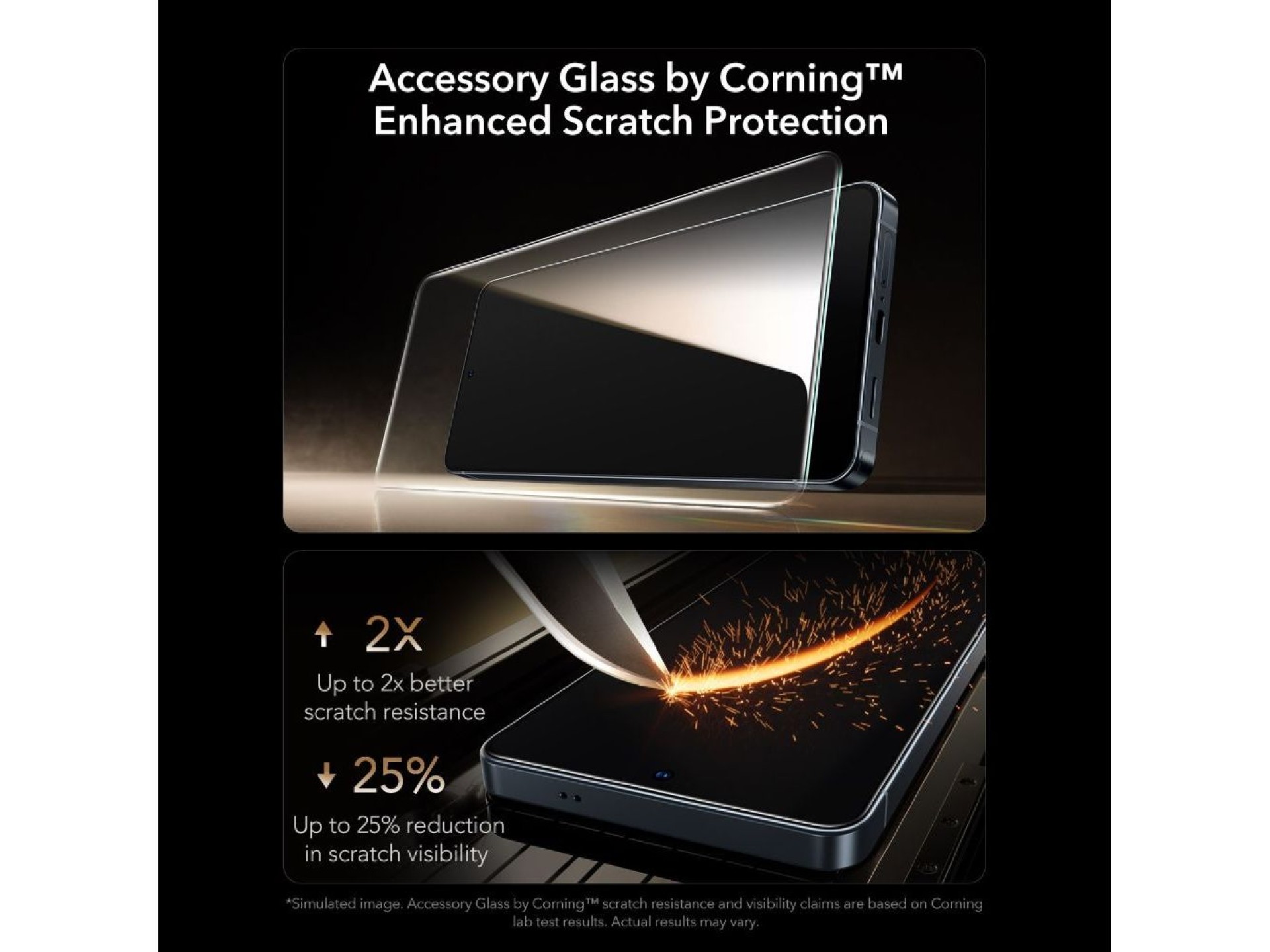 Protector de pantalla de vidrio templado ESR UltraFit Armorite Pro para Samsung Galaxy S26 Ultra