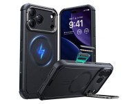 Capa MagSafe com suporte ESR Cyber ??para iPhone 17 Pro - Preta Capa MagSafe com suporte ESR Cyber ??para iPhone 17 Pro - Preta