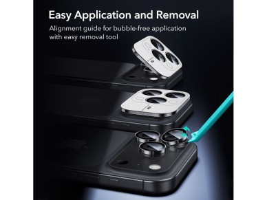 ESR Armorite Camera Protector for iPhone 14 Pro / Pro Max / 15 Pro / Pro Max / 16 Pro / Pro Max / 17 ESR Armorite Camera Protector for iPhone 14 Pro / Pro Max / 15 Pro / Pro Max / 16 Pro / Pro Max / 17
