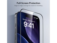 Kit com 2 películas de vidro temperado ESR UltraFit para iPhone 17 Pro - transparente Kit com 2 películas de vidro temperado ESR UltraFit para iPhone 17 Pro - transparente