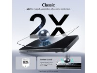 Kit com 2 películas de vidro temperado ESR UltraFit para iPhone 17 Pro - transparente Kit com 2 películas de vidro temperado ESR UltraFit para iPhone 17 Pro - transparente