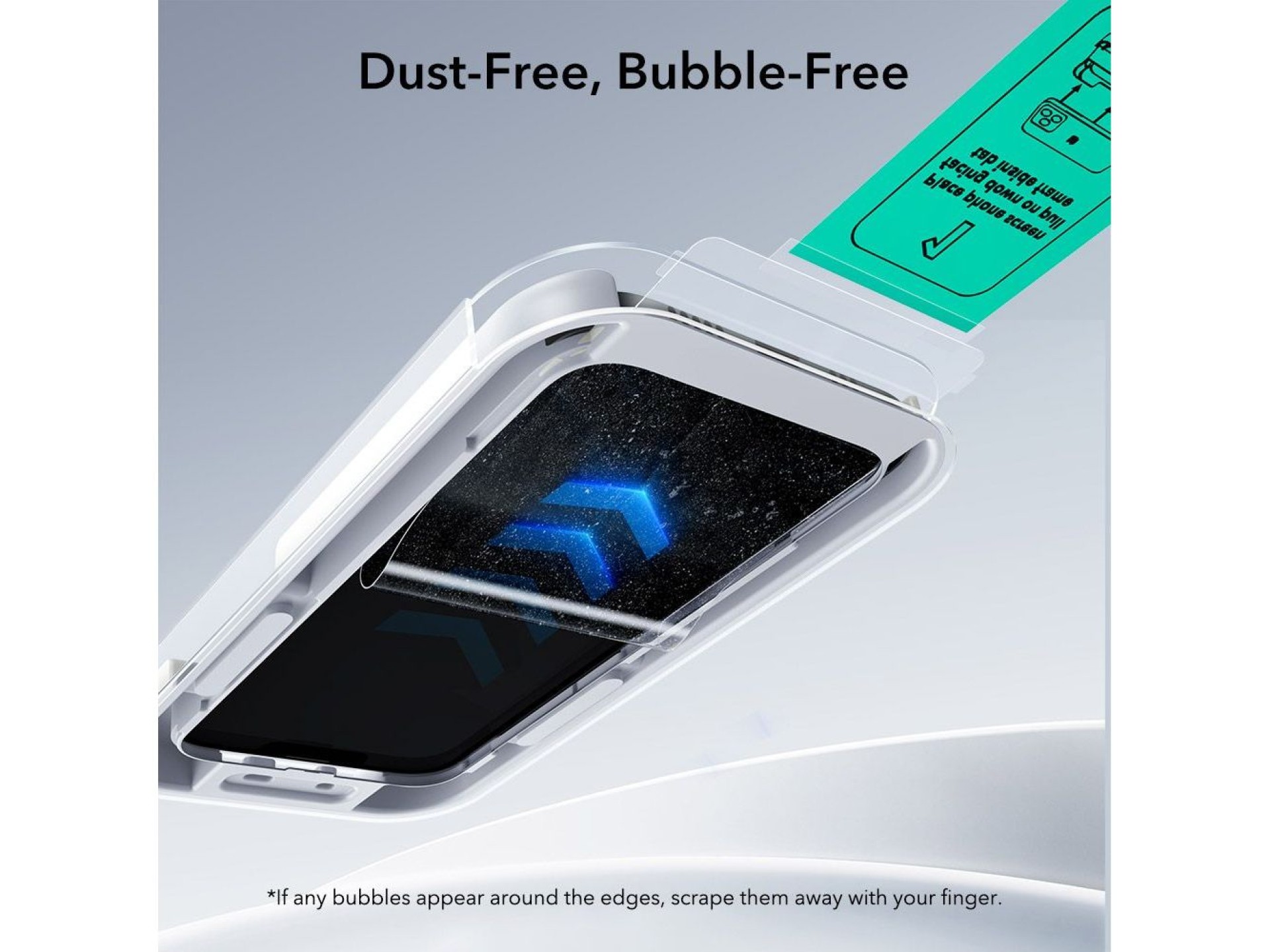 ESR UltraFit Tempered Glass 2-pack for iPhone 16 Pro / 17 - transparent