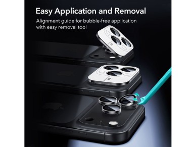 ESR Armorite Camera Protector for iPhone 14 Pro / Pro Max / 15 Pro / Pro Max / 16 Pro / Pro Max / 17 ESR Armorite Camera Protector for iPhone 14 Pro / Pro Max / 15 Pro / Pro Max / 16 Pro / Pro Max / 17