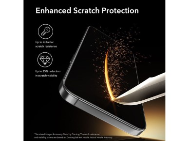 ESR UltraFit Armorite Pro Tempered Glass for iPhone 16 Pro / 17 - Transparent