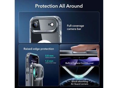 ESR Classic Hybrid MagSafe + Tempered Glass Set for iPhone 17 Air - Clear
