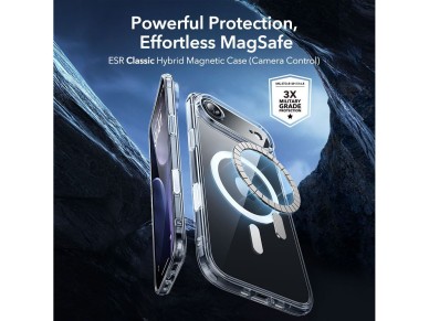 ESR Classic Hybrid MagSafe + Tempered Glass Set for iPhone 17 Air - Clear