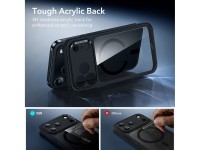 Juego de fundas ESR Classic Hybrid MagSafe + cristal templado para iPhone 17 Pro - Negro transparent