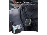 ESR Orbit HaloLock MagSafe Case for AirPods Pro 3 - Gray & Black ESR Orbit HaloLock MagSafe Case for AirPods Pro 3 - Gray & Black