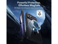 Juego de fundas ESR Classic Hybrid MagSafe + cristal templado para iPhone 17 Pro - Negro transparent