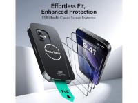 ESR UltraFit Tempered Glass 2-pack for iPhone 16 Pro / 17 - transparent ESR UltraFit Tempered Glass 2-pack for iPhone 16 Pro / 17 - transparent