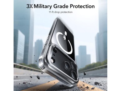 ESR Classic Hybrid Kickstand MagSafe Case for iPhone 17 Pro Max - Clear ESR Classic Hybrid Kickstand MagSafe Case for iPhone 17 Pro Max - Clear
