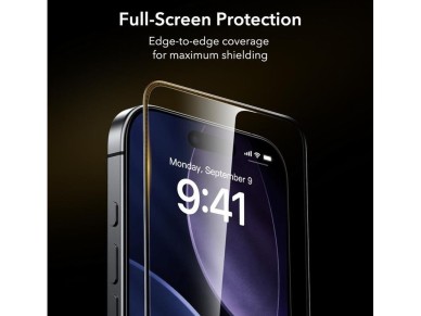 ESR UltraFit Armorite Pro Tempered Glass for iPhone 16 Pro / 17 - Transparent
