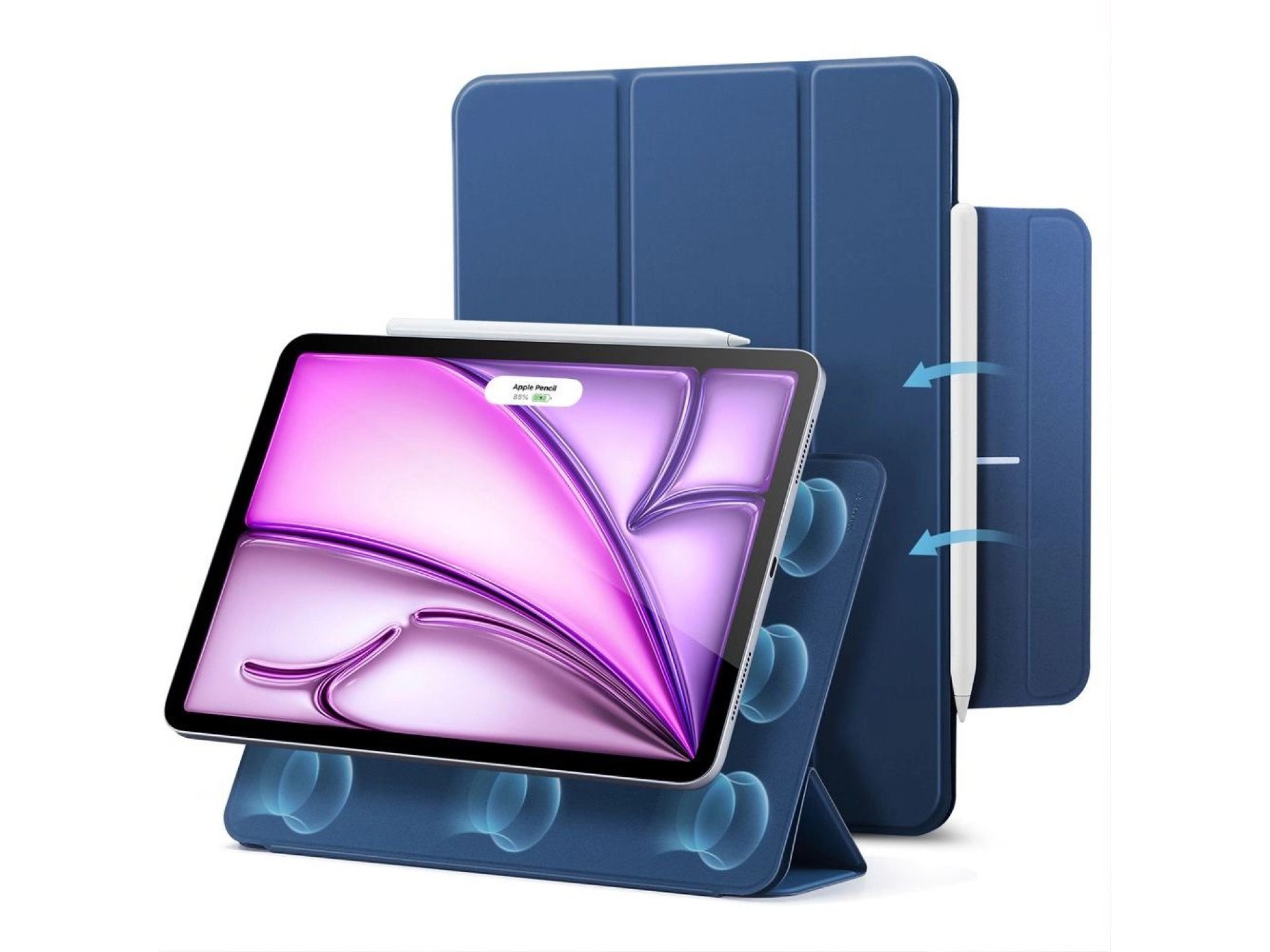 Capa magnética ESR Rebound para iPad Pro 12,9” (2020/2021/2022) / 13” (2024/2025/2026) - Azul