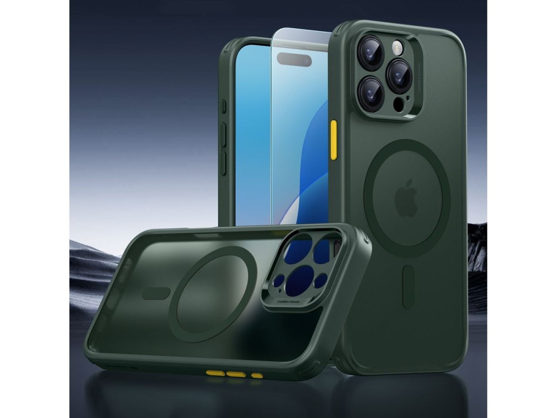 Capa ESR Classic Pro Set Halolock MagSafe para iPhone 16 Pro Max - Verde