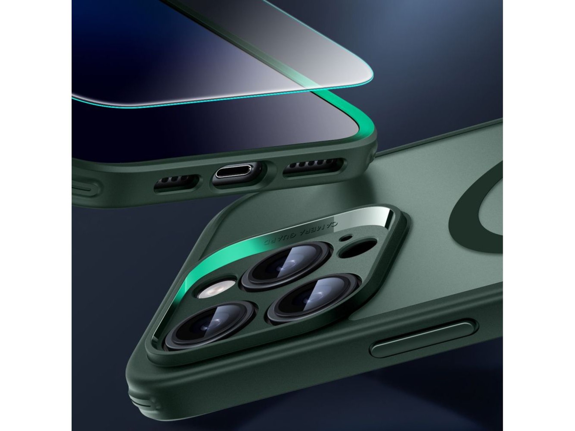 Capa ESR Classic Pro Set Halolock MagSafe para iPhone 16 Pro Max - Verde