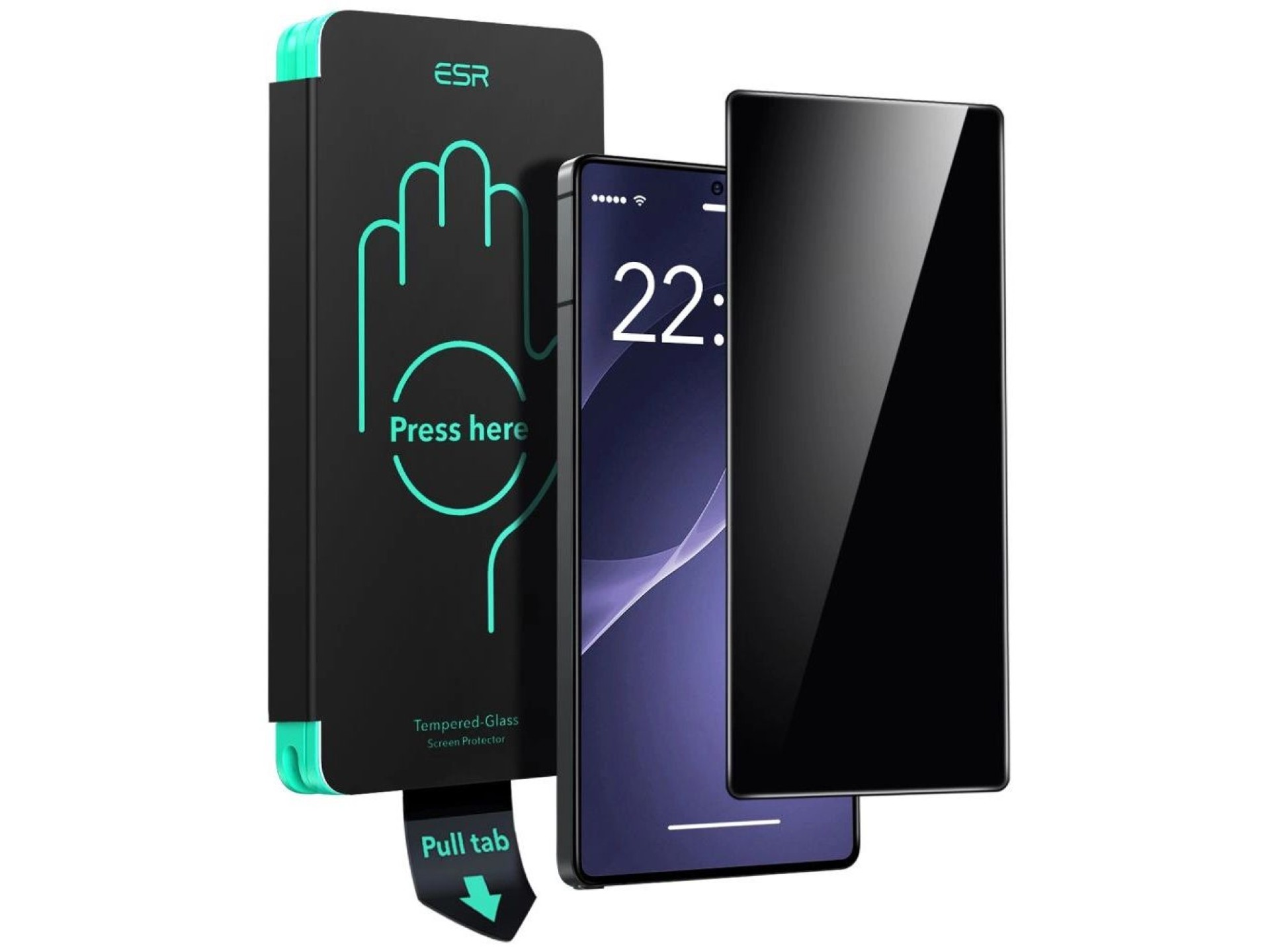 ESR Tempered Glass Privacy Glass on Samsung Galaxy S25 Ultra