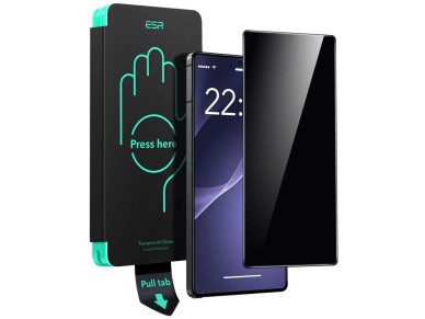 Cristal de privacidad de vidrio templado ESR en Samsung Galaxy S25 Ultra