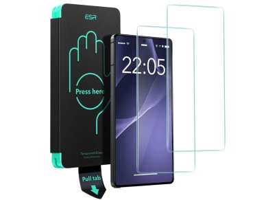ESR Tempered Glass 2-pack for Samsung Galaxy S25 Ultra - transparent ESR Tempered Glass 2-pack for Samsung Galaxy S25 Ultra - transparent