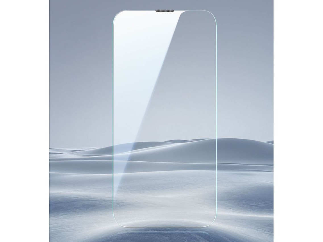 Capa de vidro temperado ESR UltraFit (pacote com 2) para iPhone 13 / 13 Pro / 14 / 16e / 17e