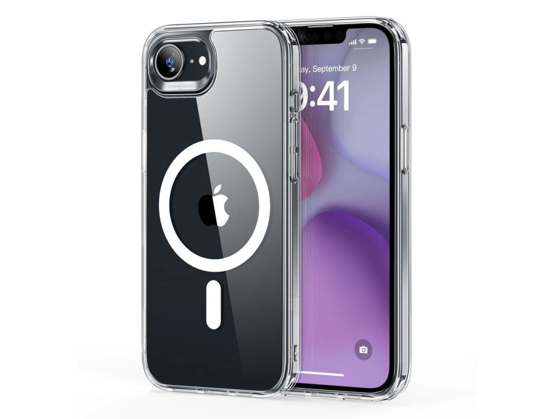 Capa ESR Classic Hybrid Halolock MagSafe para iPhone 16e / 17e - Transparente