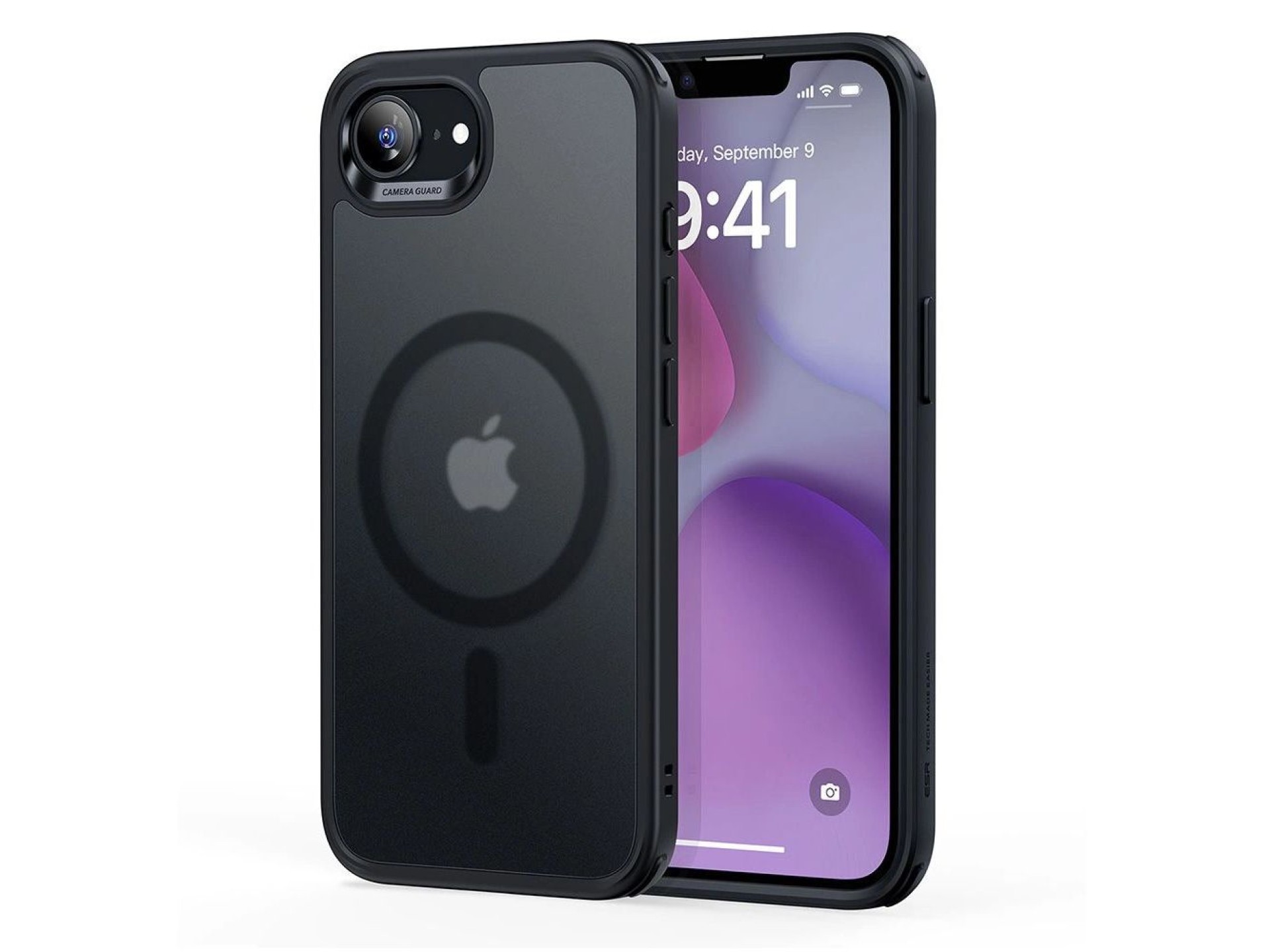 ESR Classic Hybrid Halolock MagSafe case for iPhone 16e / 17e - black