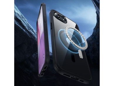 ESR Classic Hybrid Halolock MagSafe Case for iPhone 16e / 17e - Transparent-Black ESR Classic Hybrid Halolock MagSafe Case for iPhone 16e / 17e - Transparent-Black
