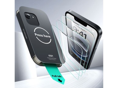 ESR UltraFit Tempered Glass 2-pack case for iPhone 13 / 13 Pro / 14 / 16e / 17e ESR UltraFit Tempered Glass 2-pack case for iPhone 13 / 13 Pro / 14 / 16e / 17e