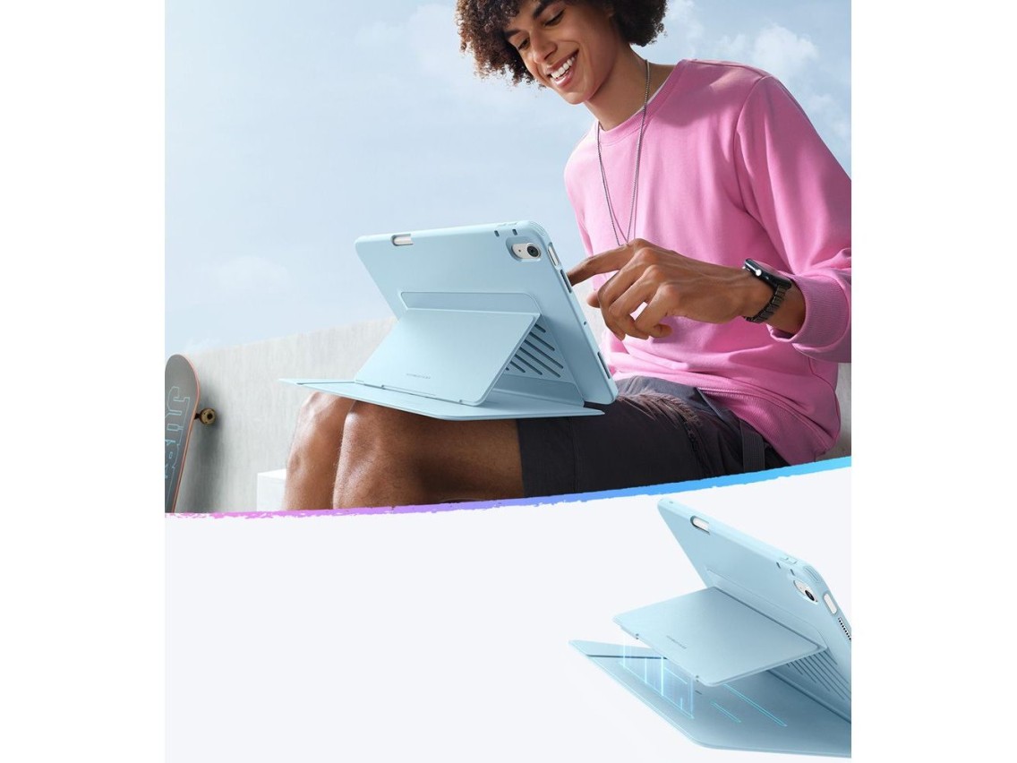 ESR Flip Hybrid Case for iPad 10.9" (2020/2022) / 11" (2024/2025/2026) - Blue