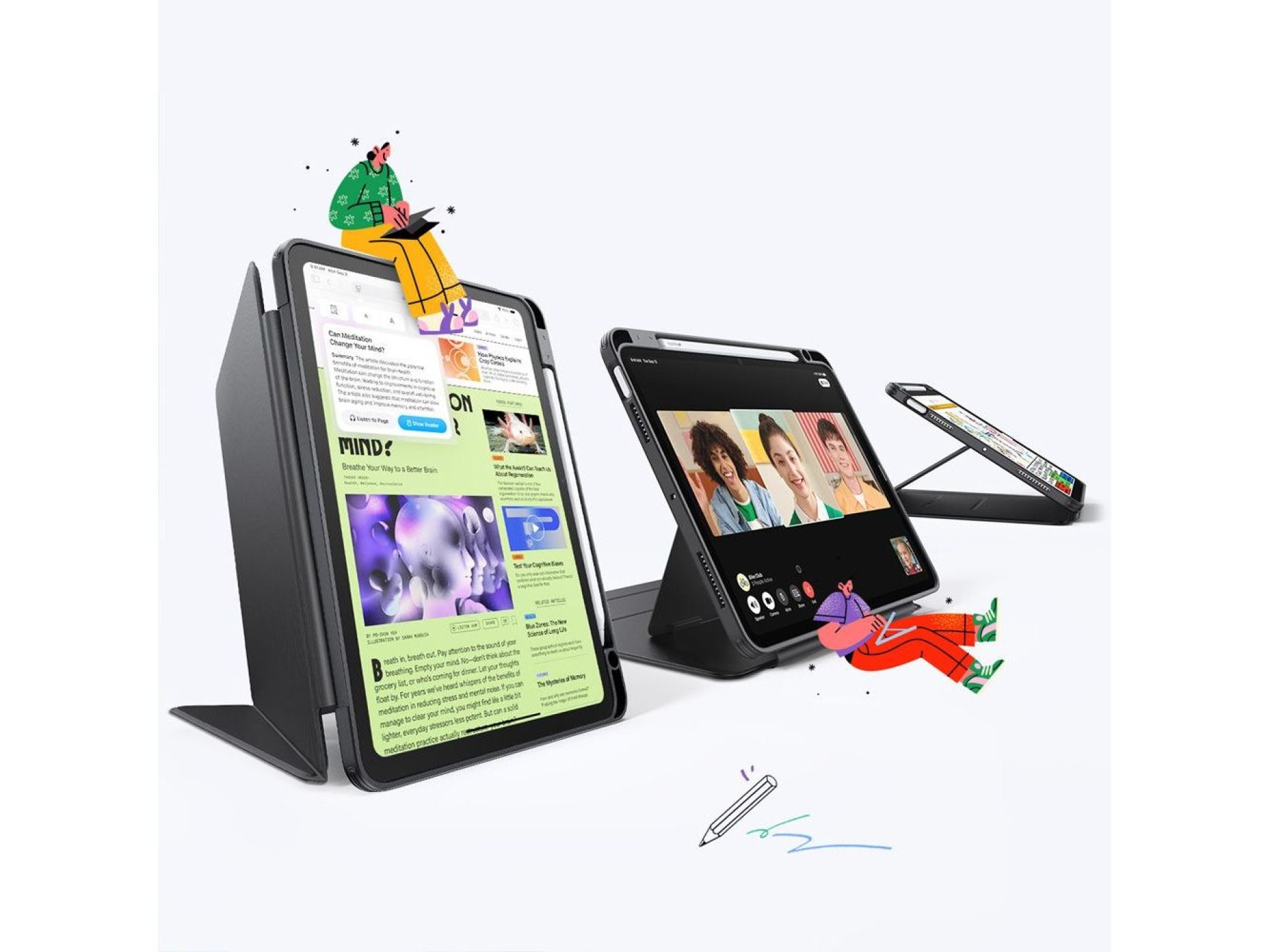 Funda híbrida plegable ESR para iPad de 10,9