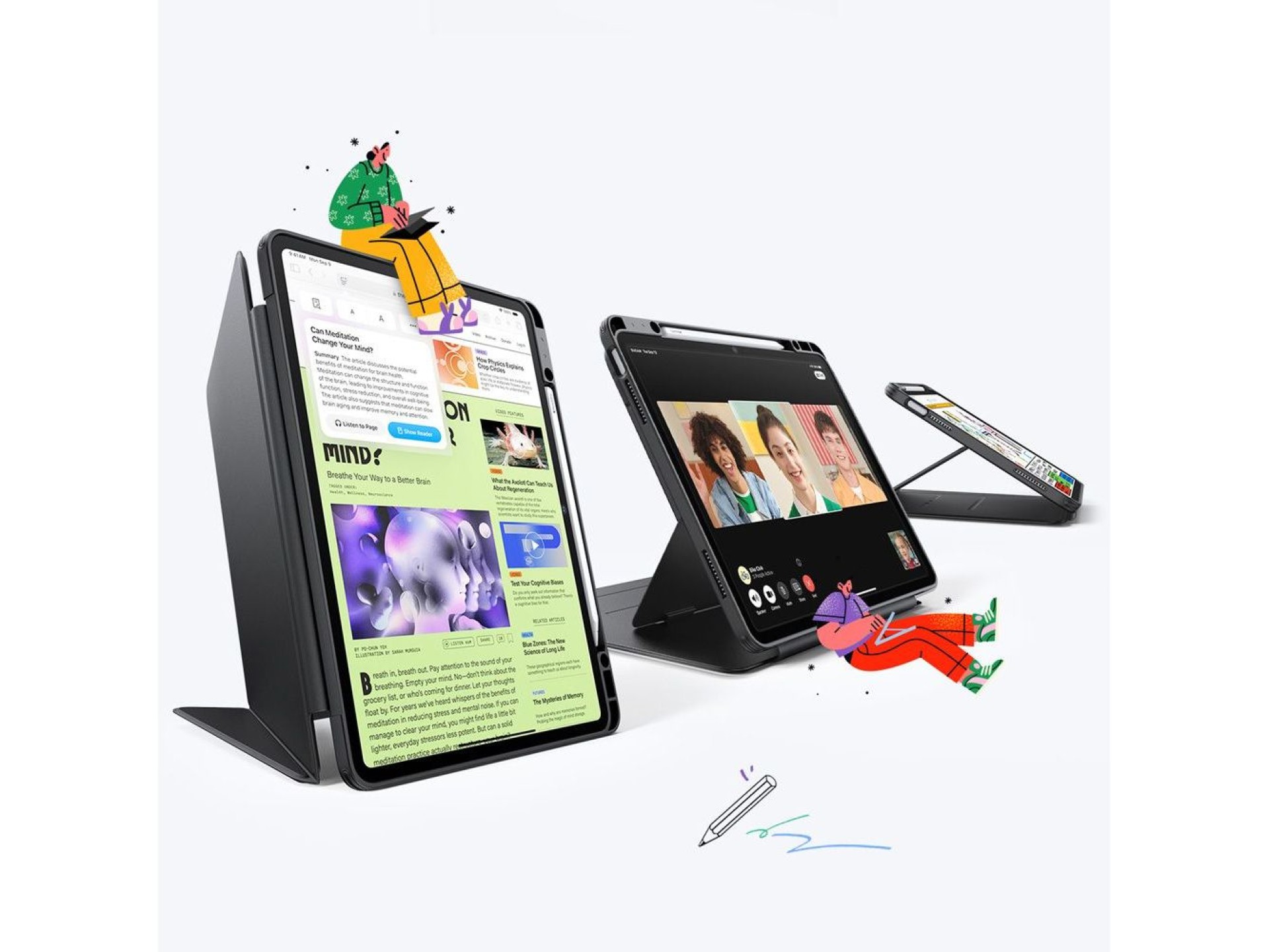 ESR Flip Hybrid Case for iPad Air 13