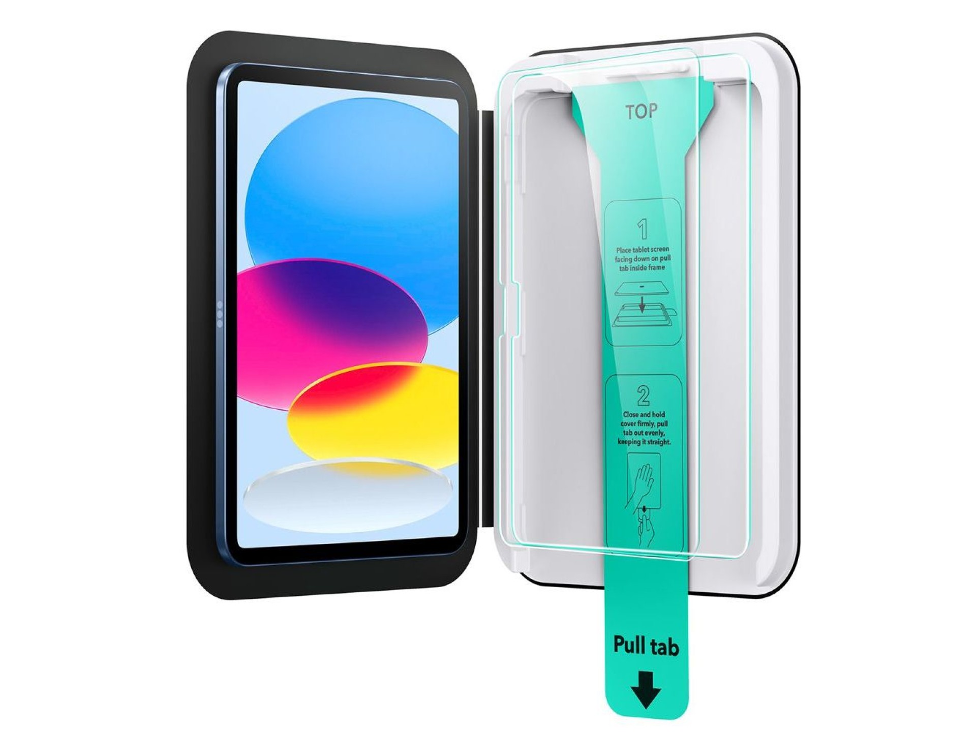 Paquete de 2 protectores de pantalla de vidrio templado ESR UltraFit para iPad de 10,9