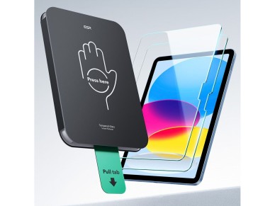 Paquete de 2 protectores de pantalla de vidrio templado ESR UltraFit para iPad de 10,9" (2022, 10.ª Paquete de 2 protectores de pantalla de vidrio templado ESR UltraFit para iPad de 10,9" (2022, 10.ª