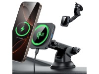 ESR Halolock Magnetic MagSafe QI2 15W Car Holder - Black