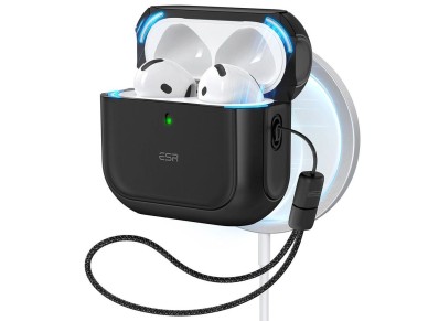 ESR Orbit Halolock MagSafe case for Apple AirPods 4 - black