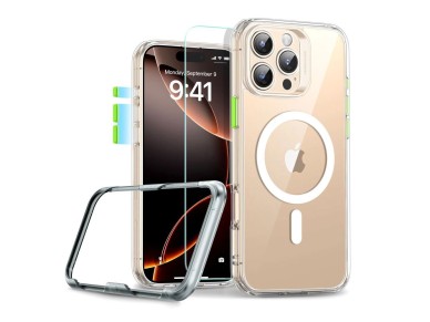 ESR Classic Pro Set Halolock MagSafe Case for iPhone 16 Pro Max - Clear ESR Classic Pro Set Halolock MagSafe Case for iPhone 16 Pro Max - Clear