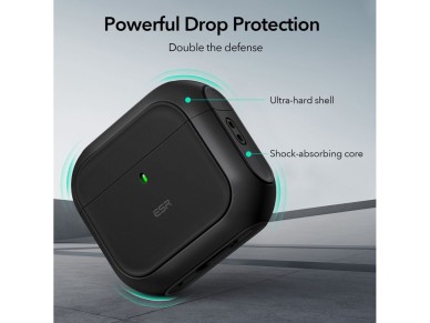 ESR Orbit Halolock MagSafe case for Apple AirPods 4 - black