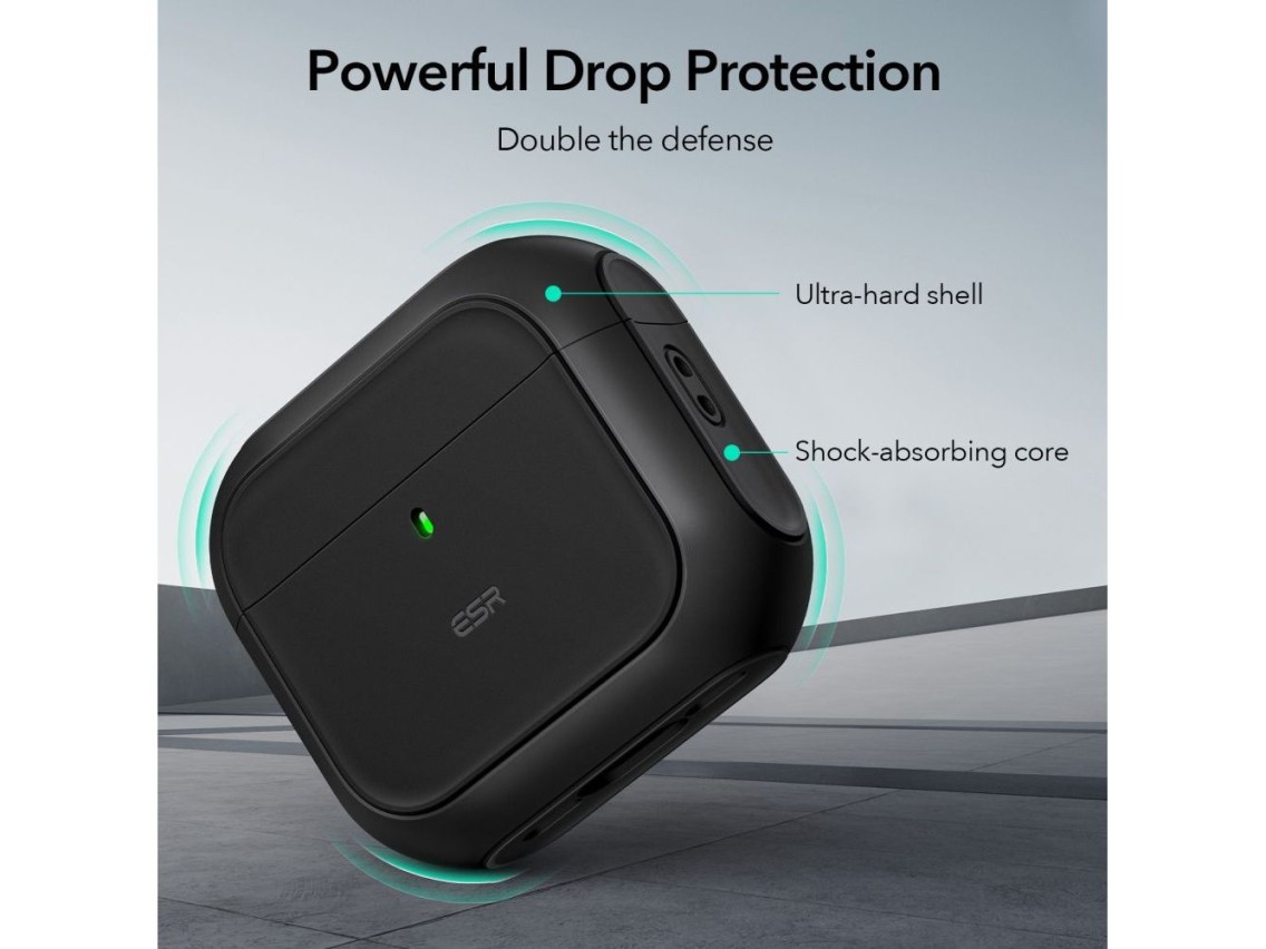 ESR Orbit Halolock MagSafe case for Apple AirPods 4 - black