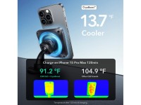 Carregador indutivo ESR Halolock CryoBoost MagSafe para painel e saída de ar com Qi 2 15W - Preto Carregador indutivo ESR Halolock CryoBoost MagSafe para painel e saída de ar com Qi 2 15W - Preto