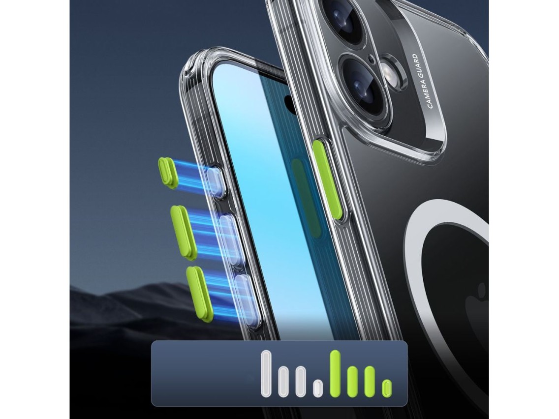 ESR Classic Pro Set Halolock MagSafe iPhone 16 Case - Clear