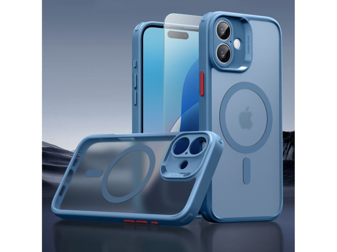 ESR Classic Pro Set Halolock MagSafe case for iPhone 16 - blue