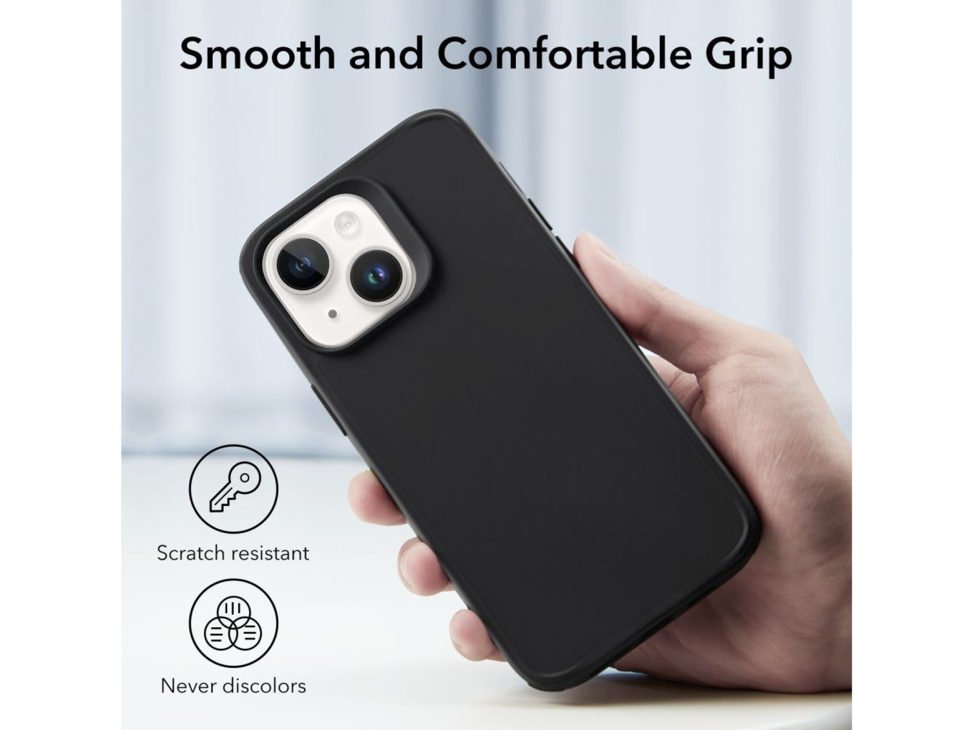 Funda ESR Classic Hybrid Halolock MagSafe para iPhone 14 Plus - Negra